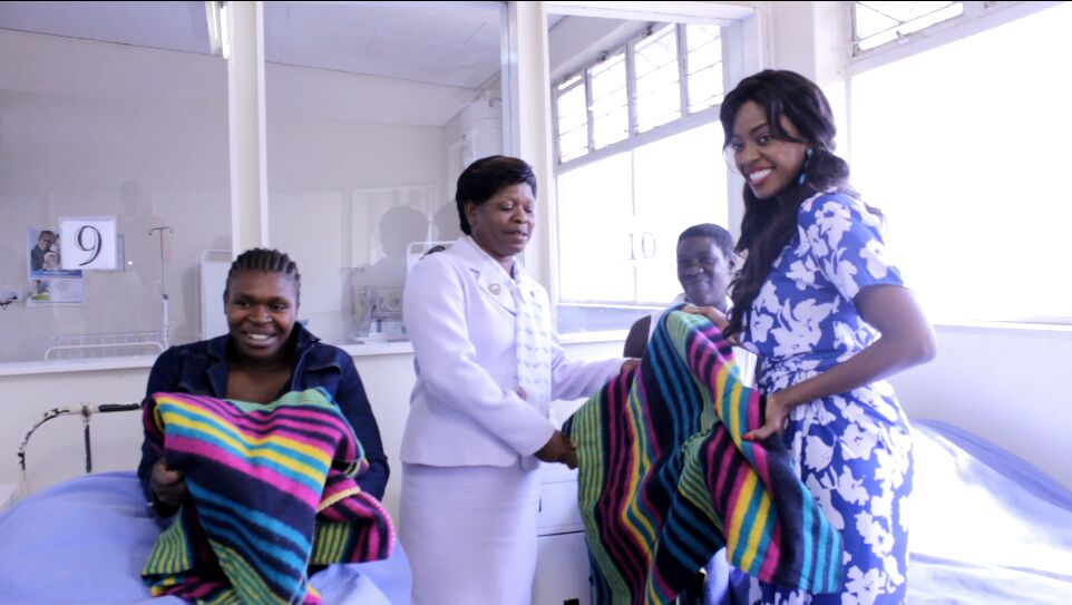 Makosi donates blankets to Edith Opperman Maternity Home in Mbare