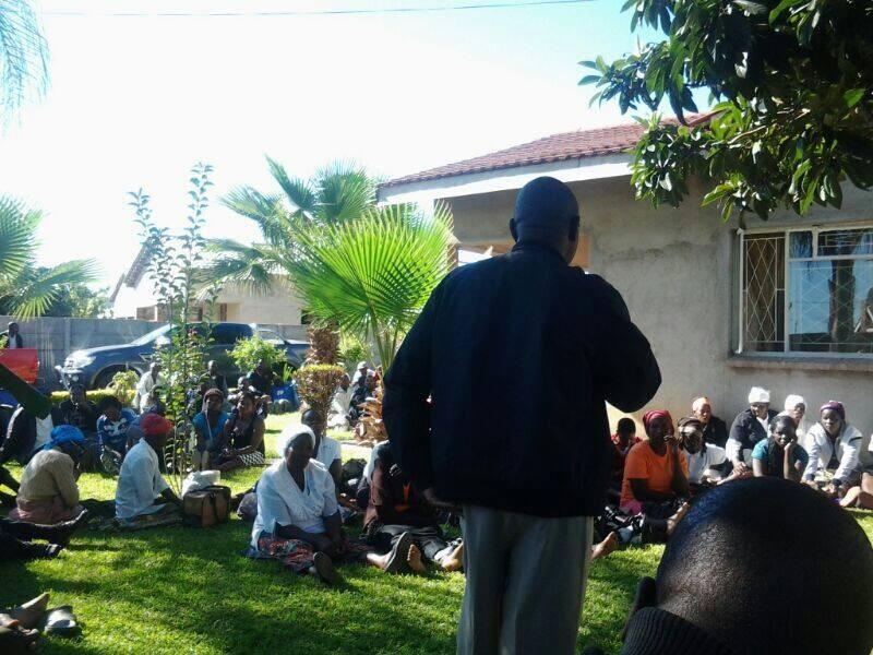 MDC Renewal Team rally in Masvingo on Sunday. Estimated 38 people attended.