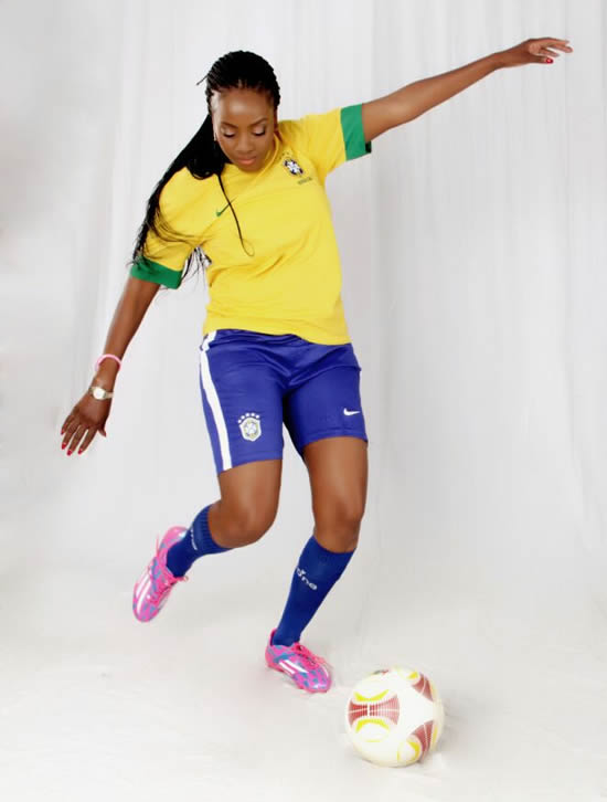 Makosi gets into World Cup spirit, backs Brazil