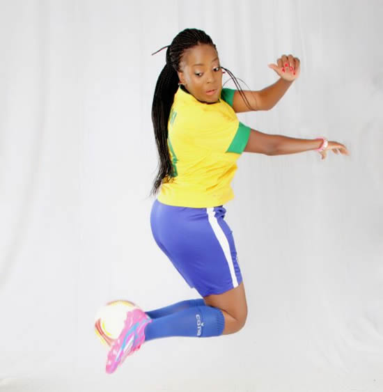 Makosi gets into World Cup spirit, backs Brazil