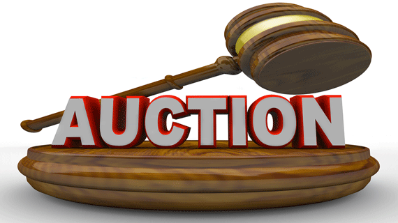 Debts: houses to go under the hammer