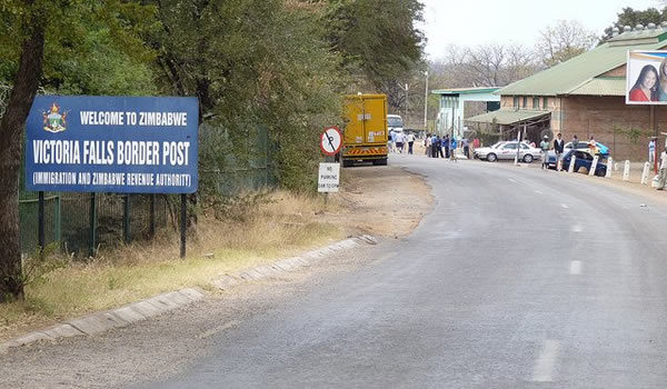 File picture of Victoria Falls Border Post