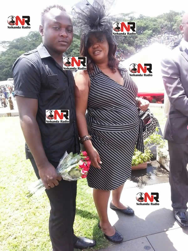 Maidei Mujuru with her toy-boy Bright Misihairabwi (24) from Glen Norah