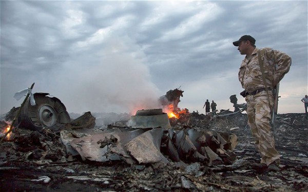 Malaysia Airlines crash site in Ukraine