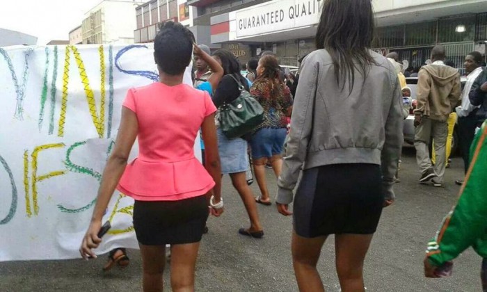 Women organise ‘mini skirt march’