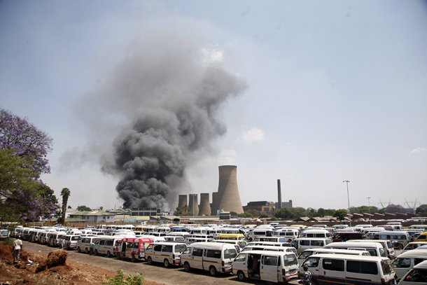 Smoke billows from the old and run down Harare Thermal Power Station (Picture by NewsDay)