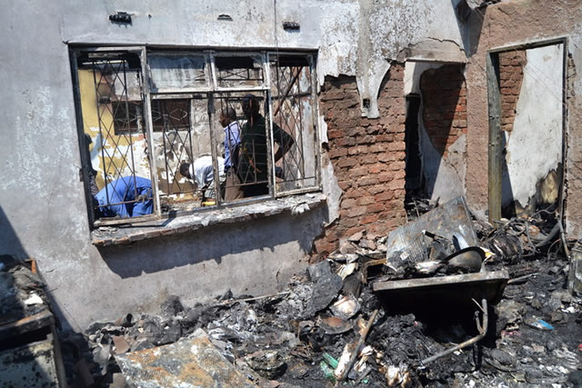 Tatenda Safaris lodge that was destroyed by fire