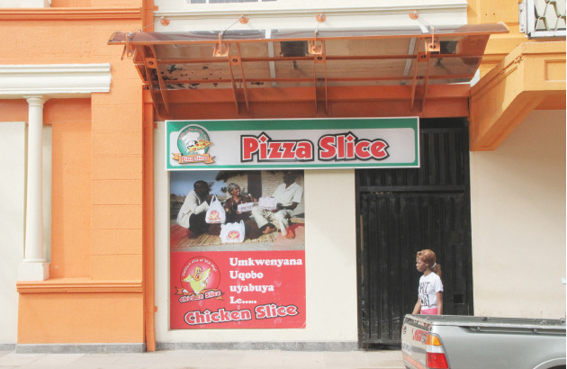 The misspelt Chicken Slice advert