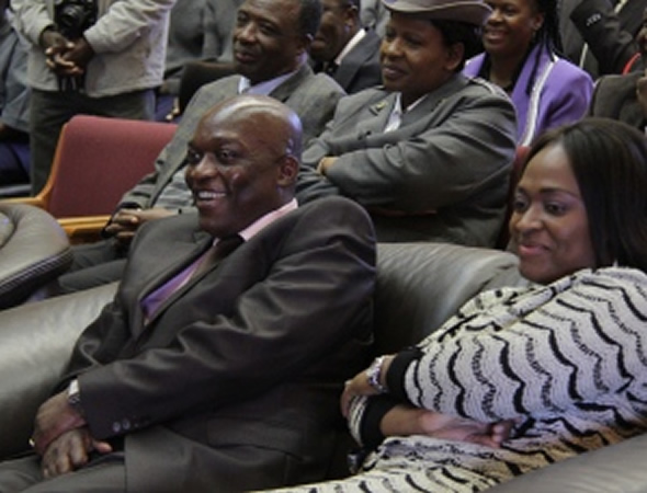 Police chief Augustine Chihuri and wife Isabel