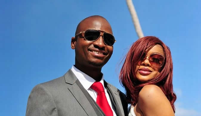 Prosper Mkwaiwa with wife Tina Dlangwana