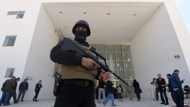 Security is being heightened following the attack on the museum in Tunis