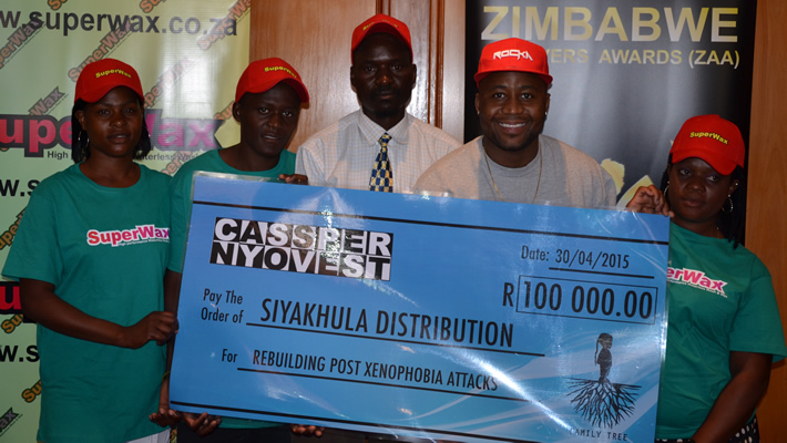 Cassper Nyovest walks the walk with R100 000 donation to displaced xenophobia victims