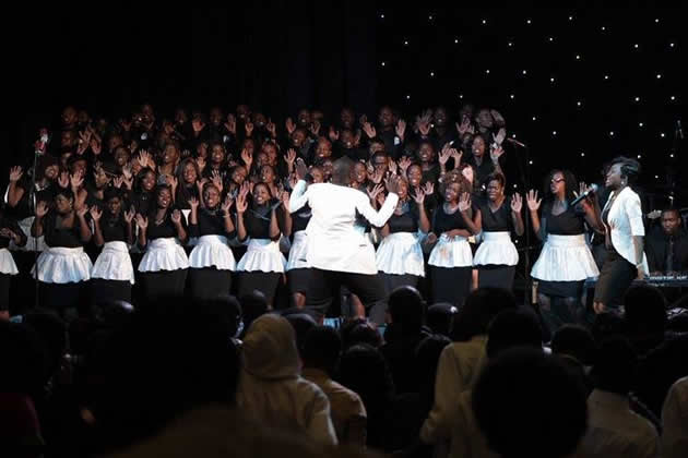 ZimPraise put up a scintillating performance during their Hymn Concert Live DVD recording