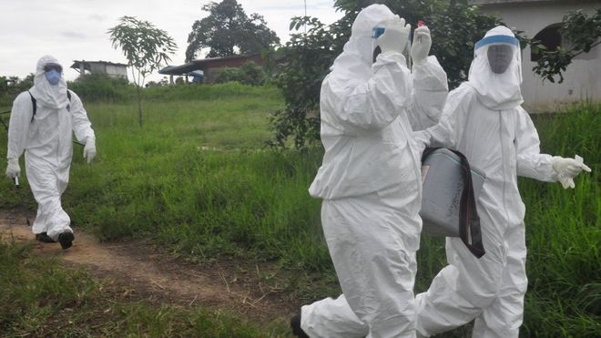 Liberian authorities on Tuesday quarantined an area on Tuesday where the teenager's corpse was found but two more cases have been announced