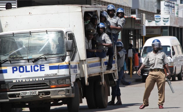 Police state in Zimbabwe