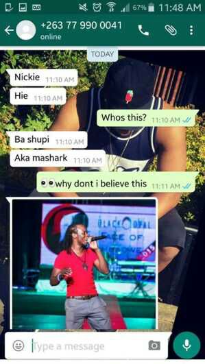 Recently married Ba Shupi exposed by love interest on Whatsapp