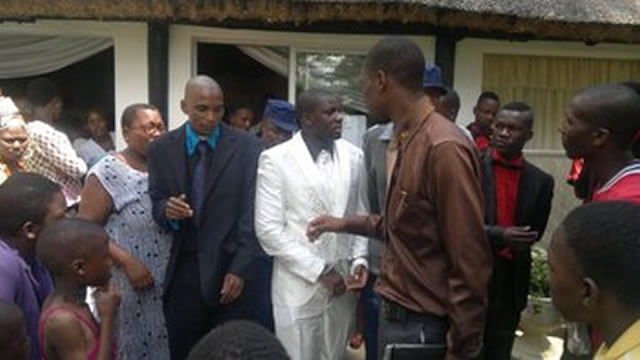 File picture (December 2013) of another wedding being disrupted in Gweru