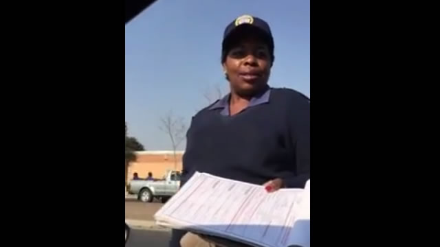 Brassy female metro cop video goes viral