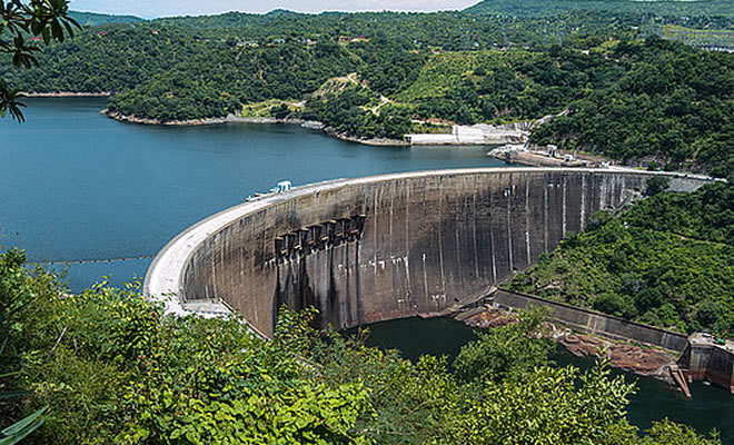 Kariba Dam Wall
