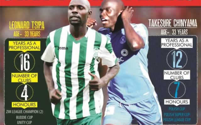 Veterans Leonard Tsipa and Takesure Chinyama decided the outcome of the Harare derby between Dynamos and Caps United