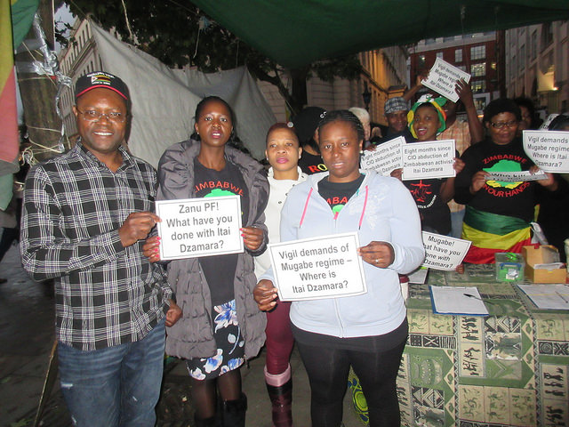 Zimbabwe Vigil activists
