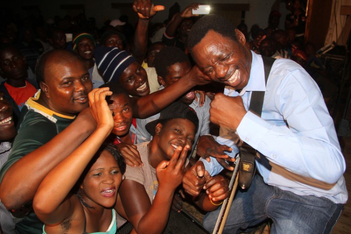 Alick Macheso mobbed by fans at a show held in Nyanga - Pictures by Kudakwashe Hunda