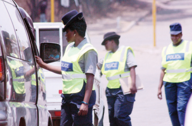 File picture of traffic police in Zimbabwe
