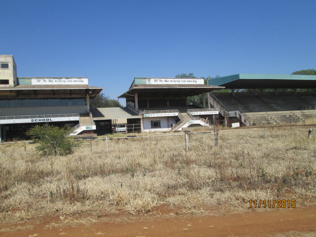 The dilapidated Ascot Race Course in Bulawayo