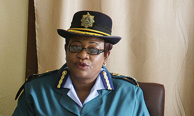 Police spokesperson Senior Assistant Commissioner Charity Charamba