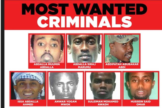 Suleiman Awahd (bottom row, second from right) had a $20,000 (£15,000) bounty on his head