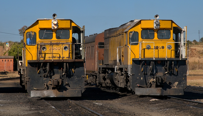 National Railways of Zimbabwe (NRZ) trains