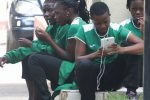 Mighty Warriors, Zimra stand-off over Samsung Galaxy S7 phones INDUSTRIAL ACTION: The Mighty Warriors players staged a sit-in at Zifa House in the capital yesterday before Zifa president Philip Chiyangwa's intervention. Pic: Annie Mpalume (Daily News)