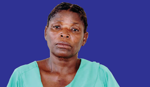 Thokozile Moyo, 56, of Tsholotsho, struck 70-year-old Edward Vundla Nduna several times with a log after he crept into her room at midnight, stark naked.