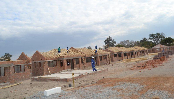 File picture of houses under construction