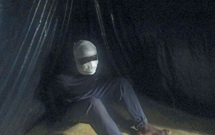 First ever picture of Itai Dzamara in custody