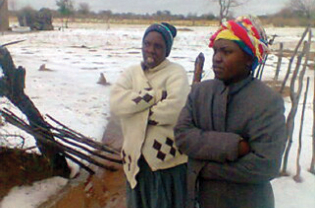 Lower Gweru villagers experience ‘snowfall’ in their area last Friday