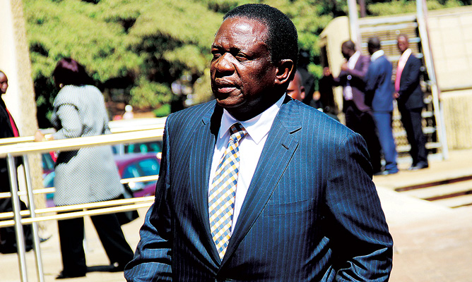 Vice President Emmerson Mnangagwa (Picture by NewsDay)