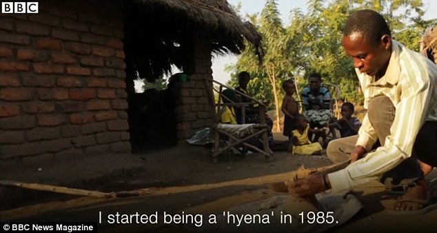 Aniva claims to have had sex with over 100 girls and women since he started working as a 'hyena' in 1985