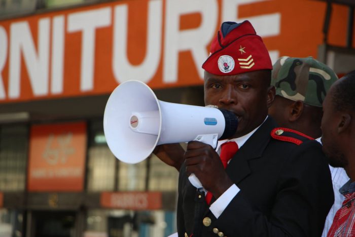 The demonstration, #MyZimbabwe, was organised by the MDC-T youth wing which says it is angered by increasing heavy-handedness of the police when dealing with protesters