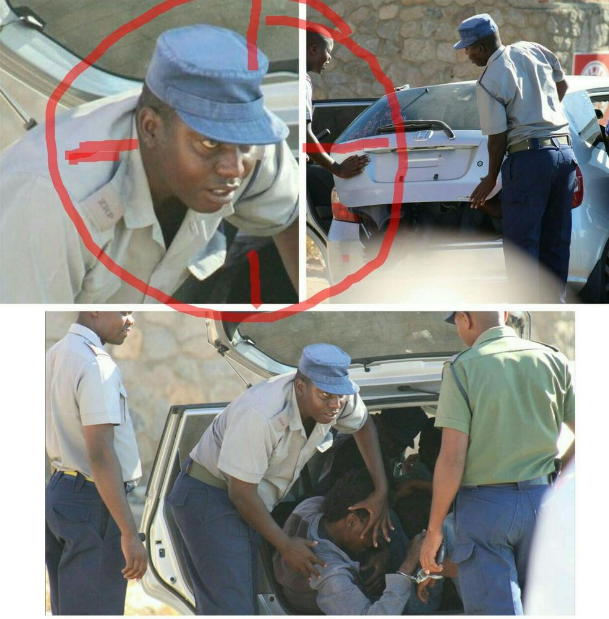 Do you know this sadistic evil Police man is? Let's find him. Expose him. #Tajamuka #ThisFlag