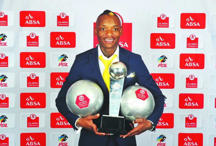 Khama Billiat winning awards in South Africa