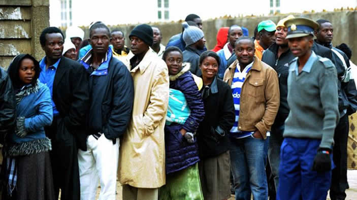 File picture of voting in Zimbabwe