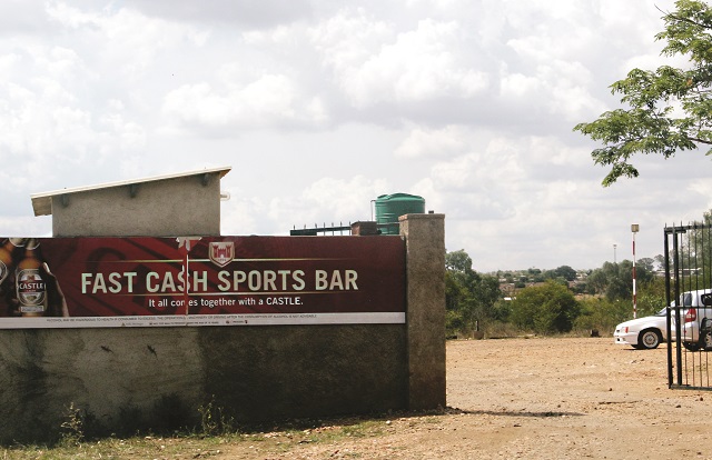 The Fast Cash Bar the was robbed..