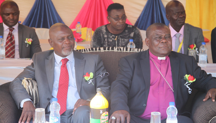 Vicar-General Bigboy Gawa of the Anglican Church Province of Zimbabwe seen here with the notorious former Bishop Nolbert Kunonga