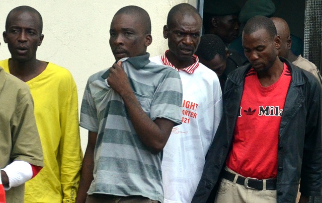The four SDA guard murder suspects who were remanded in custody yesterday