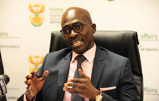 South African Home Affairs Minister Malusi Gigaba