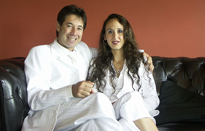 Advertising guru Gary Thompson and beautiful wife Paola