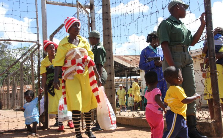 File picture of female prisoners at Chikurubi