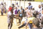 ‘Plot to burn Mlala’s offices foiled’ Zanu-PF Youth League members fight at the party’s offices at Davies Hall in Bulawayo