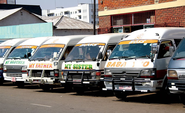 Public transporters in Bulawayo